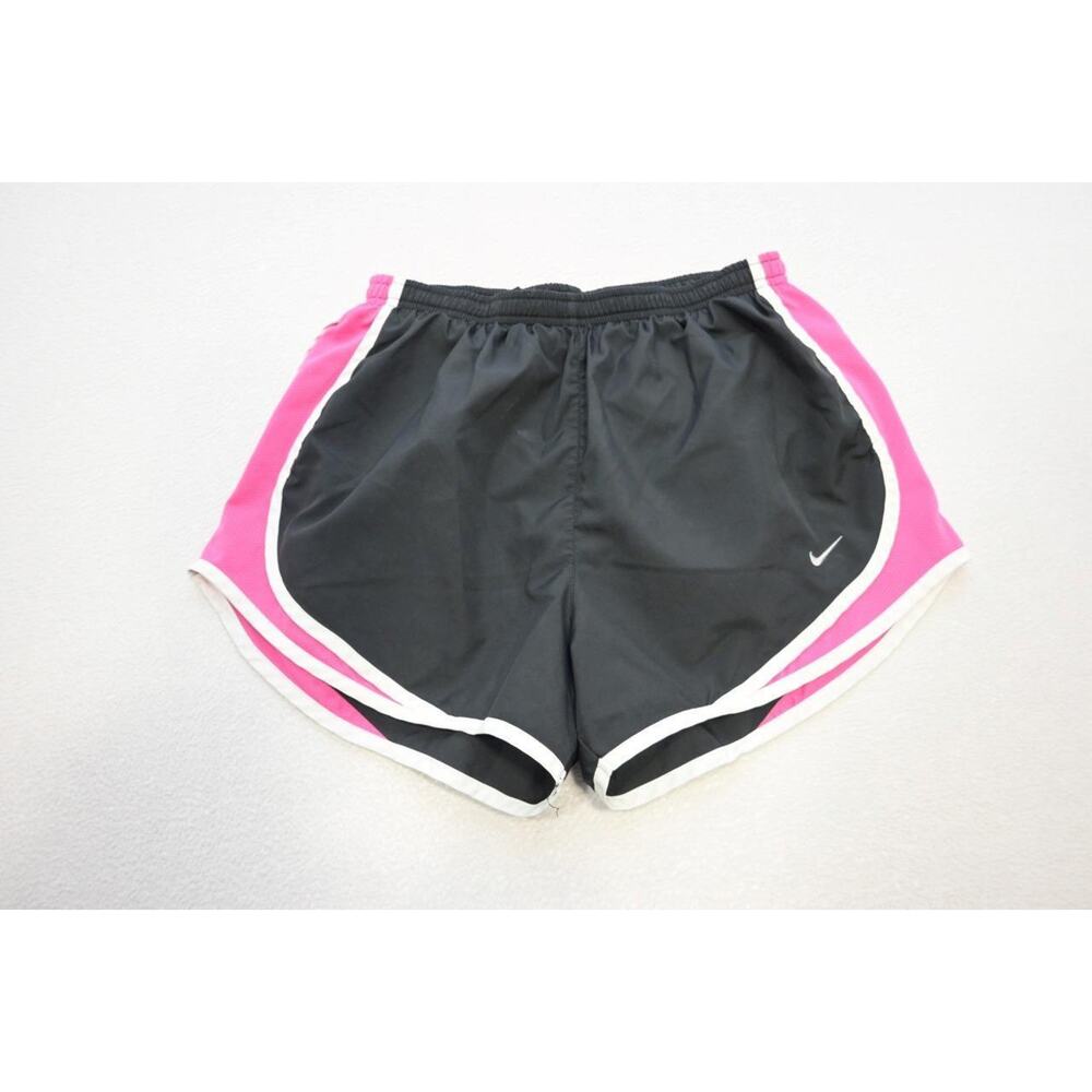 Nike Gym Shorts Dri Fit Performance Black Lined Running Womens Size Medium‎
